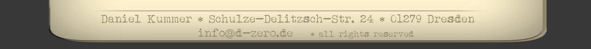 D-Zero Impressum